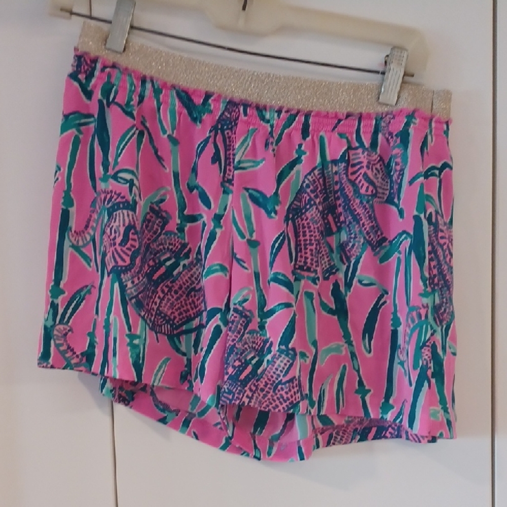 Lilly Pulitzer Pink and Blue Patterned Garment